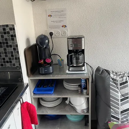 Διαμέρισμα T2 Climatise, Vue Totale, Ascenseur, 2 A 4 Pers, Parking Prive, Wifi Fibre, Proche Des Commerces, Kanumera Barcares Le Barcarès