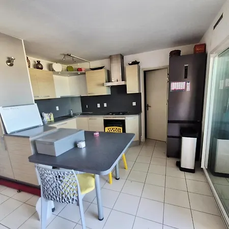 T2 Climatise, Vue Totale, Ascenseur, 2 A 4 Pers, Parking Prive, Wifi Fibre, Proche Des Commerces, Kanumera Barcares Διαμέρισμα Le Barcarès