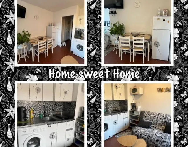 T2 climatisé, vue Mer totale, chambre, appart 2 ou 4 pers, parking privé, Wifi fibre, proche des commerces, Kanumera Barcarès *