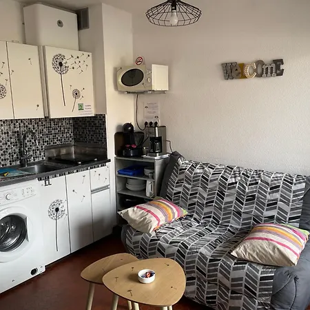 T2 Climatisé, Vue Totale, Ascenseur, 2 à 4 Pers, Parking Privé, Wifi Fibre, Proche Des Commerces, Kanumera Barcarès Apartamento *