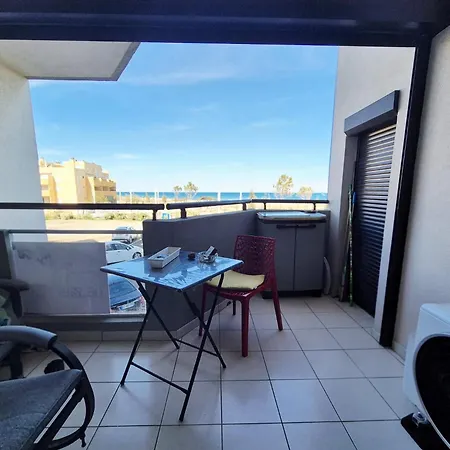 T2 Climatise, Vue Totale, Ascenseur, 2 A 4 Pers, Parking Prive, Wifi Fibre, Proche Des Commerces, Kanumera Barcares