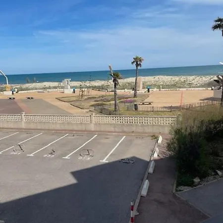 T2 Climatisé, Vue Totale, Ascenseur, 2 à 4 Pers, Parking Privé, Wifi Fibre, Proche Des Commerces, Kanumera Barcarès