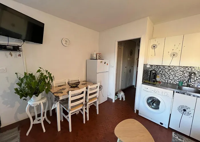 T2 Climatise, Vue Mer Totale, Chambre, Appart 2 Ou 4 Pers, Parking Prive, Wifi Fibre, Proche Des Commerces, Kanumera Barcares 公寓 乐巴凯尔斯